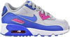 Little Kid's Nike Air Max 90 LTR Wolf Grey/Comet Blue-Fire Pink (833377 008)