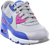 Little Kid's Nike Air Max 90 LTR Wolf Grey/Comet Blue-Fire Pink (833377 008)