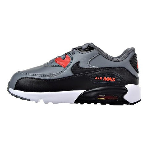 Toddler's Nike Air Max 90 LTR Cool Grey/Black-Max Orange (833416 010)