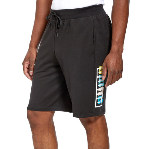 Men's Puma Black Summer Court Graphic Shorts