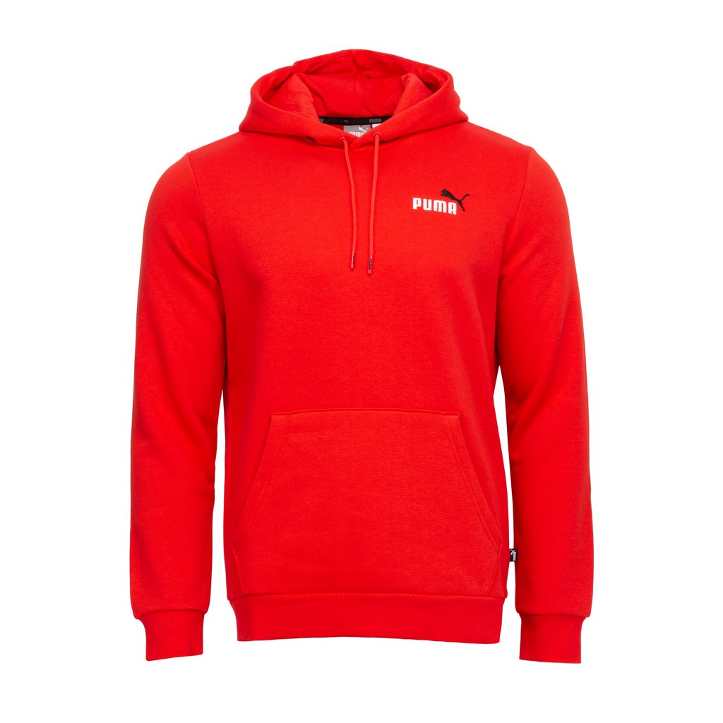 Men's Puma High Risk Red ESS+ Embroidery Logo Hoodie