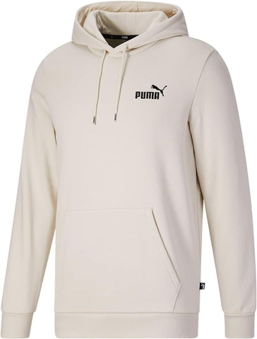 Men's Puma Alpine Snow/Puma Black ESS+ Embroidery Logo Hoodie