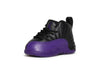 Toddler's Jordan 12 Retro Black/Field Purple (850000 057)