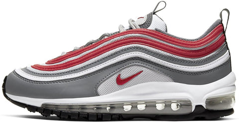 Big Kid's Nike Air Max 97 Smoke Grey/University Red (921522 017)