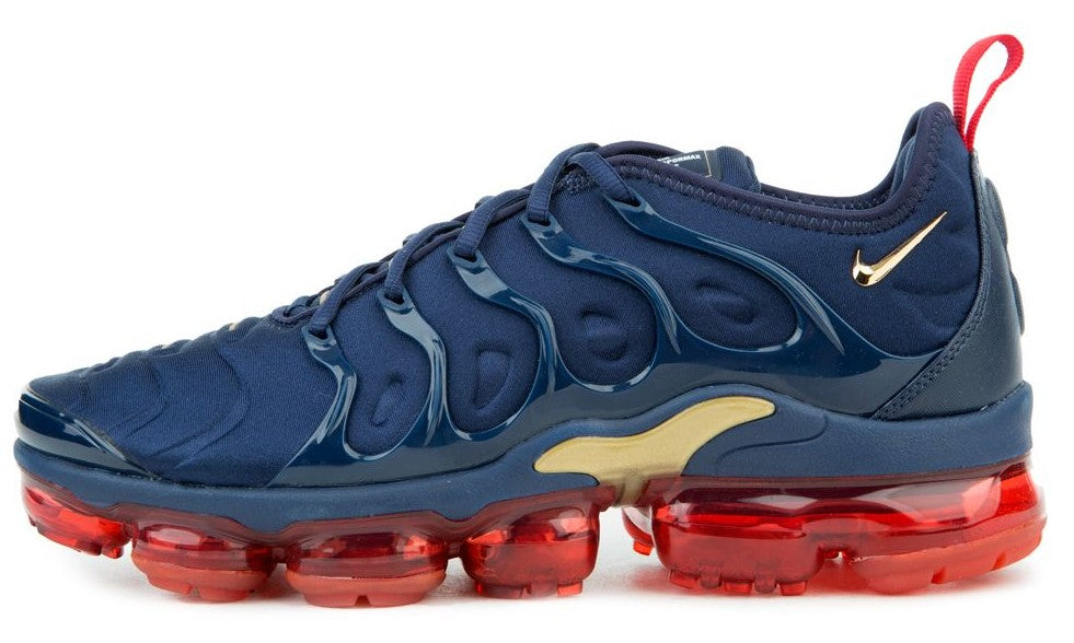 Men's Nike Air Vapormax Plus Midnight Navy/Metallic Gold (924453 405)