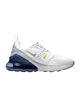 Big Kid's Nike Air Max 270 White/Metallic Silver (943345 109)
