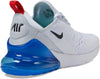 Big Kid's Nike Air Max 270 White/Black-Pure Platinum (943345 114)