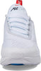 Big Kid's Nike Air Max 270 White/Black-Pure Platinum (943345 114)