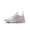 Big Kid's Nike Air Max 270 White/Pink Foam-Lt Smoke Grey (943345 122)