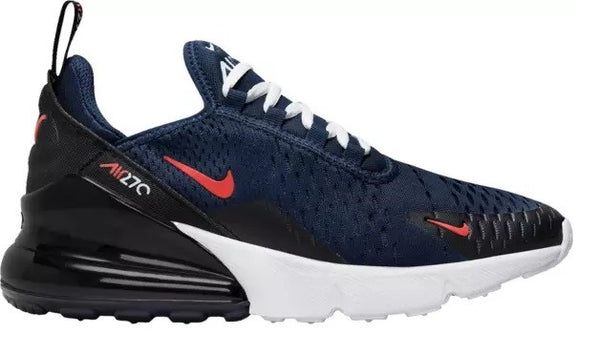 Big Kid's Nike Air Max 270 Midnight Navy/Picante Red (943345 410)