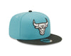Men's New Era 9Fifty NBA Chicago Bulls Light Blue/Steel Snapback (60277981) - OSFM