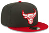 Men's New Era 9Fifty NBA Chicago Bulls Steel/Scarlet Snapback (60276764) - OSFM