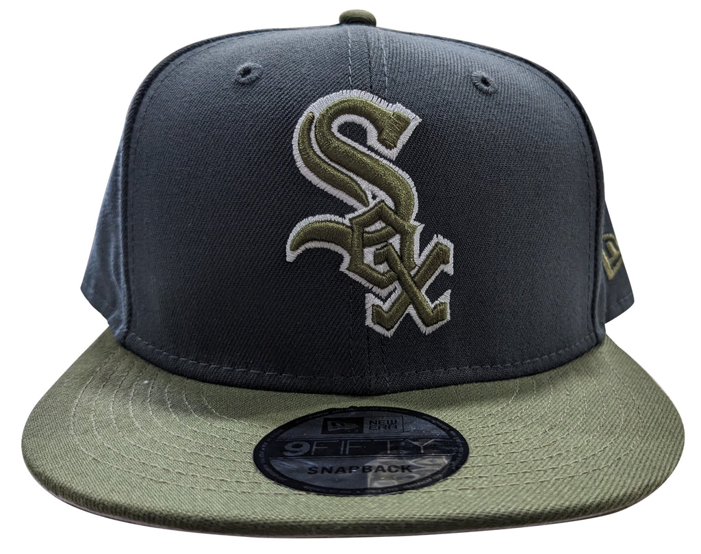 New Era 9Fifty MLB Chicago White Sox Steel/Olive Snapback (60277626) - OSFM
