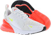 Women's Nike Air Max 270 White/Volt-Bright Crimson (AH6789 114)