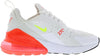 Women's Nike Air Max 270 White/Volt-Bright Crimson (AH6789 114)