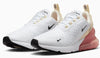 Women's Nike Air Max 270 White/Black-Pale Ivory-Muslin (AH6789 123)