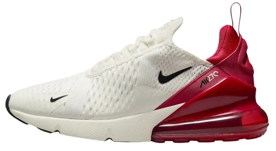 Women's Nike Air Max 270 Gym Red/Sail-Black (AH6789 606)