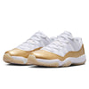 Women's Jordan 11 Retro Low White/Metallic Gold-Team Gold (AH7860 102)