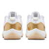 Women's Jordan 11 Retro Low White/Metallic Gold-Team Gold (AH7860 102)