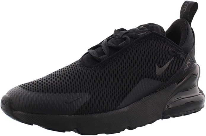 Little Kid's Nike Air Max 270 Black/Black-Black (AO2372 006)