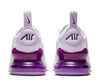 Little Kid's Nike Air Max 270 Pure Platinum/Metallic Silver (AO2372 023)