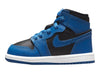 Toddler's Jordan 1 Retro High OG Dk Marina Blue/Black-White (AQ2665 404)