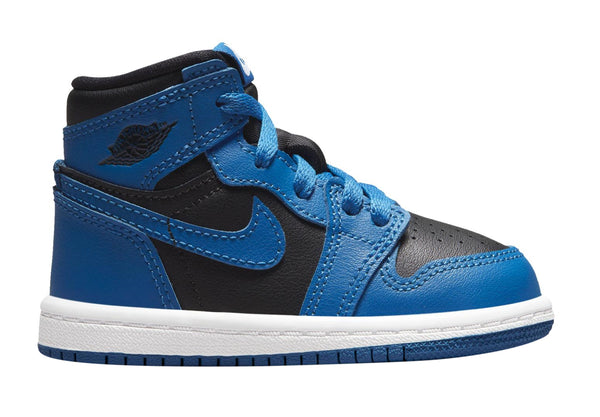 Toddler's Jordan 1 Retro High OG Dk Marina Blue/Black-White (AQ2665 404)