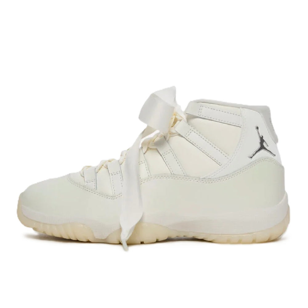 Women's Jordan 11 Retro Sail/Pearl Grey-White (AR0715 110)