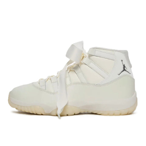 Women's Jordan 11 Retro Sail/Pearl Grey-White (AR0715 110)