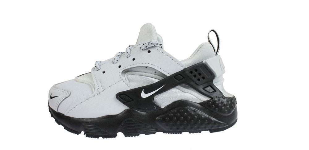 Little Kid's Nike Huarache Run SE Pure Platinum/White-Black (AR3188 007)