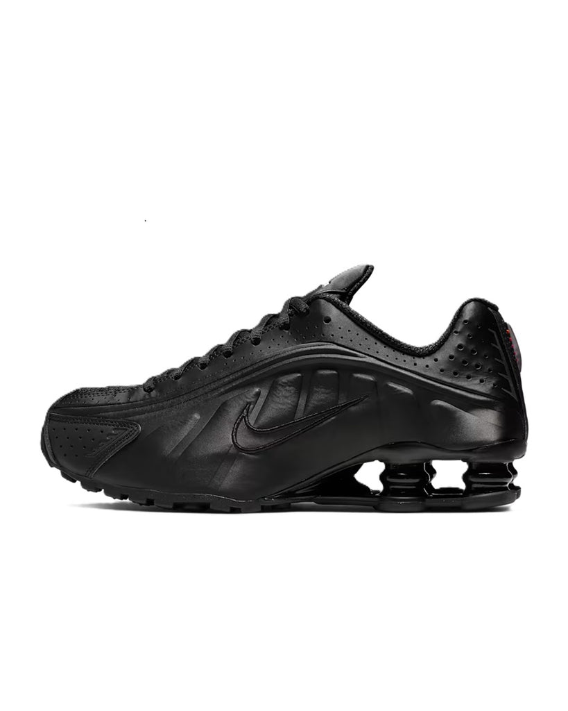 Women's Nike Shox R4 Black/Black-Black-Max Orange (AR3565 004)