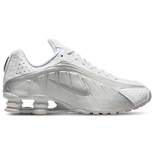 Women's Nike SHOX R4 White/White-Metallic Silver (AR3565 101)