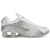Women's Nike SHOX R4 White/White-Metallic Silver (AR3565 101)