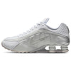 Women's Nike SHOX R4 White/White-Metallic Silver (AR3565 101)