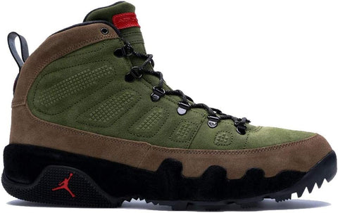 Men's Jordan 9 Retro Boot NRG Military Brown/Legion Green (AR4491 200)