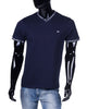 Men's A. Tiziano Navy Ian V-Neck T-Shirt