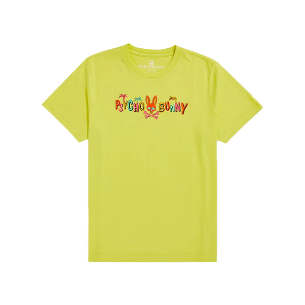 Men's Psycho Bunny Lemon Pulp Jackson Hand Drawn T-Shirt