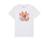 Men's Psycho Bunny White Sebastian Hand Drawn T-Shirt