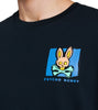 Men's Psycho Bunny Navy Blue James Bunny In A Box T-Shirt