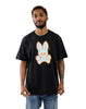 Men's Psycho Bunny Black Ethan Deco Bunny T-Shirt