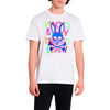 Men's Psycho Bunny White Hudson Multicolor T-Shirt