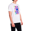 Men's Psycho Bunny White Hudson Multicolor T-Shirt