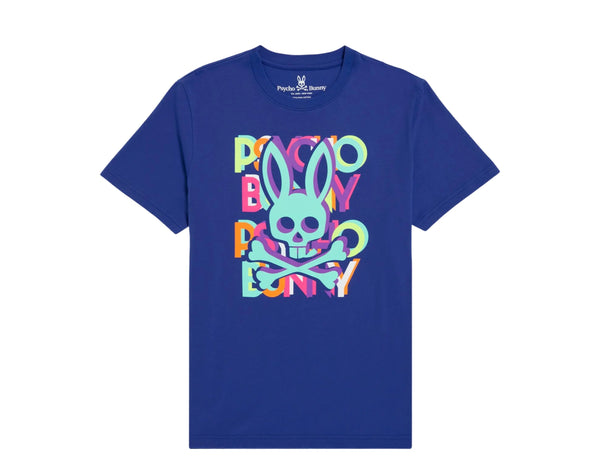 Men's Psycho Bunny Sapphire Hudson Multicolor T-Shirt
