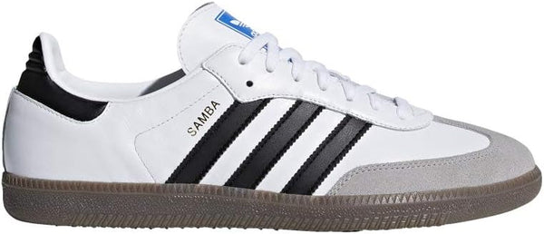 Men's Adidas Samba OG White/Black/Granite (B75806)