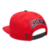 Men's Pro Standard Red NBA Chicago Bulls City Double Front Logo Snapback - OSFA