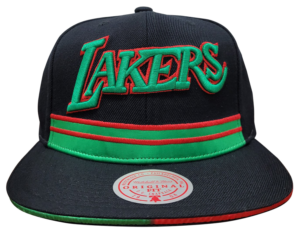 Mitchell & Ness Black NBA Los Angeles Lakers Vital Snapback - OSFA