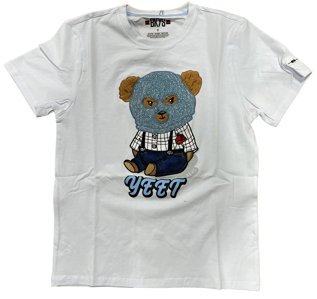 Men's BKYS White Denim Yeet T-Shirt