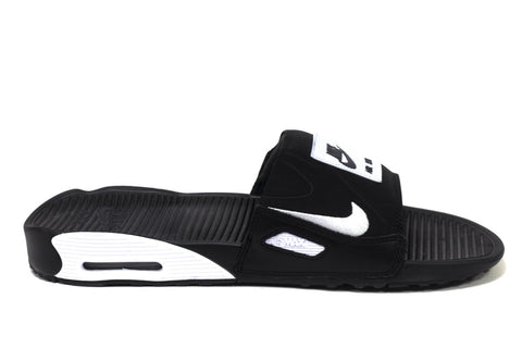 Men's Nike Air Max 90 Slide Black/White (BQ4635 002)