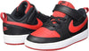 Toddler Nike Court Borough Low 2 Black/University Red-White (BQ5453 007)