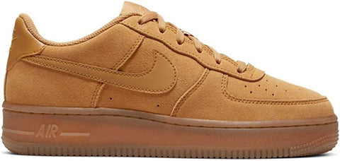 Big Kid's Nike Air Force 1 LV8 Wheat/Wheat-Gum Light Brown (BQ5485 700)